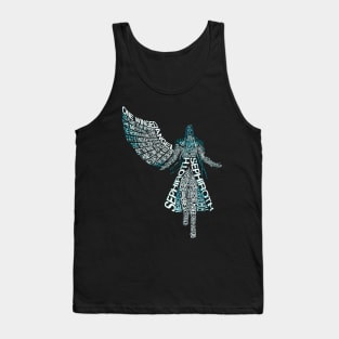 Typography One Winged Angel Tank Top